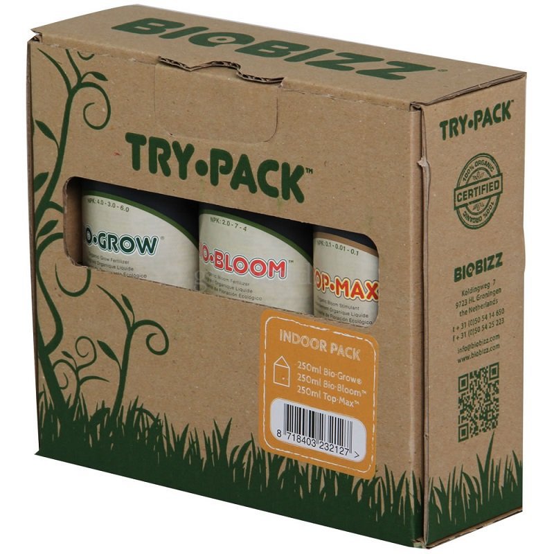 Biobizz TRY pack Indoor 250 мл стартовый набор для выращивания 250 мл