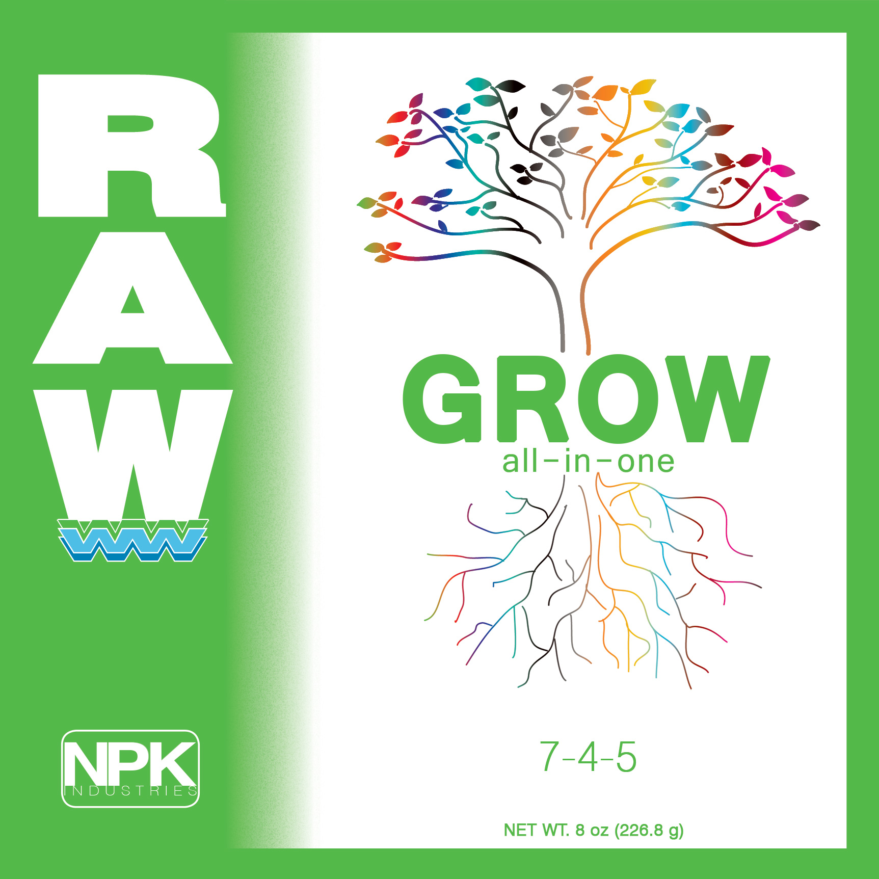 RAW GROW Complete 100 г Все в 1-м на стадию вегетации 100 г