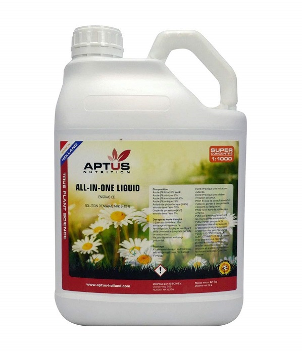 Aptus All-in-One Liquid 5 л однокомпонентное удобрение 5 л