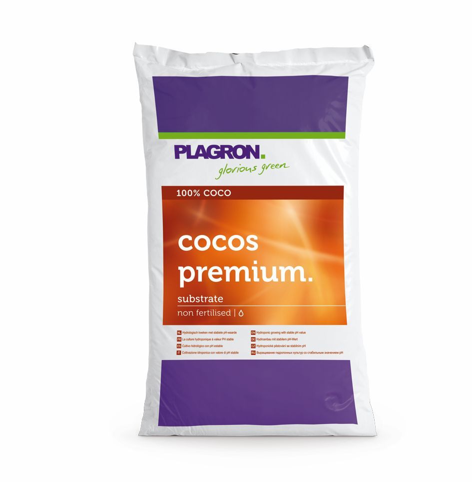 Plagron Cocos Premium 50 л кокосовый субстрат премиум-класса 50 л