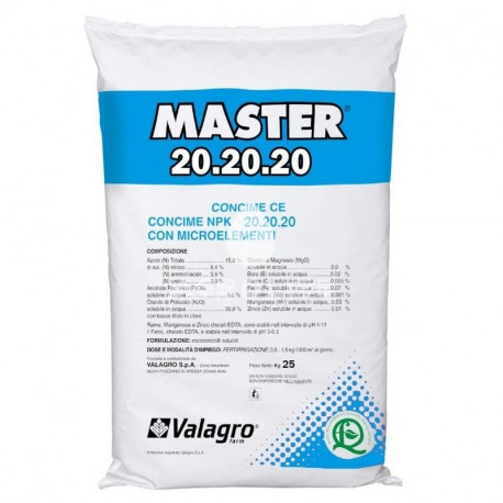 Master 20-20-20 1 кг водорастворимое удобрение 20-20-20 1 кг