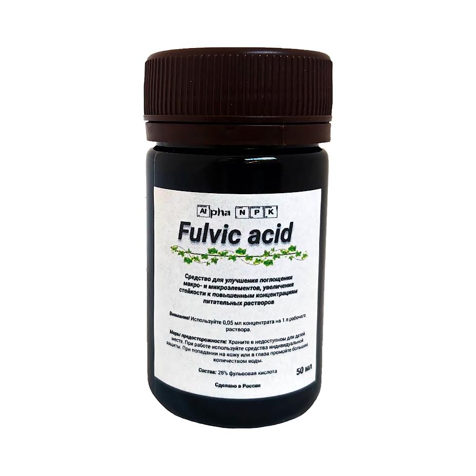 Alpha NPK Fulvic Acid 50 мл комплекс фульвовых кислот 50 мл