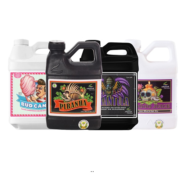 Advanced Nutrients Fabulous four 500 мл комплект стимуляторов (Voodoo, Piranha, Tarantula, Bud Candy) 500 ml