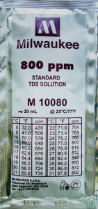 Milwaukee 800 ppm раствор для калибровки TDS-метров 20 мл