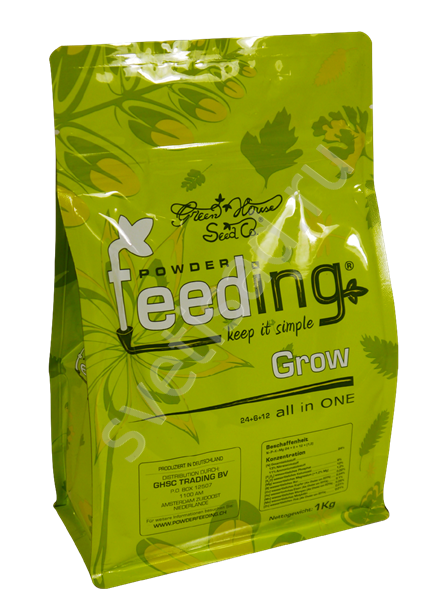 Powder Feeding Grow 2,5 кг удобрение на стадию роста 2,5 кг