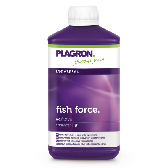 Plagron Fish Force 500 мл удобрение с высоким содержанием азота 1 л