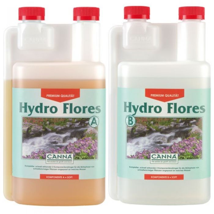 Canna Hydro Flores A+B 1 л двухкомпонентное удобрение на стадию цветения 1 л