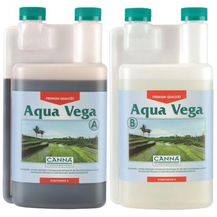 Canna Aqua Vega A+B 1 л двухкомпонентное удобрение на стадию роста 1 л