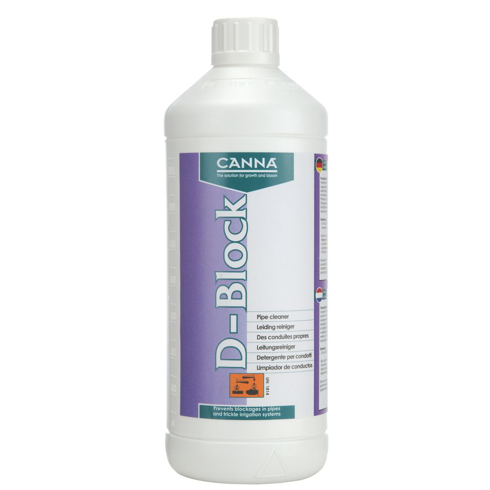 Canna D-Block 1 л средство очистки системы от минеральных солей