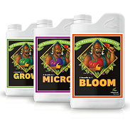 Advanced Nutrients Grow-Micro-Bloom л  набор базовых удобрений по супер-цене 1 л